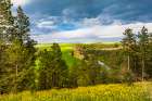 USA-Washington State-Palouse-Colfax River Valley Art Print